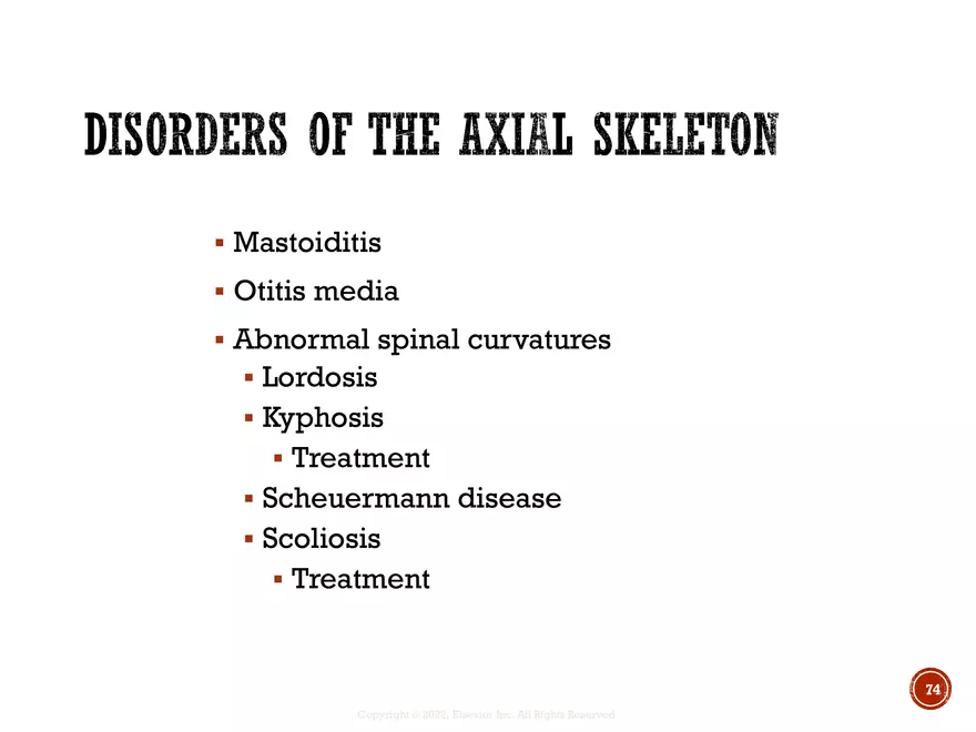 Ch. 11, 12, 13 Skeletal Tissues, Axial and Appendicular Skeleton-3 - Page 72