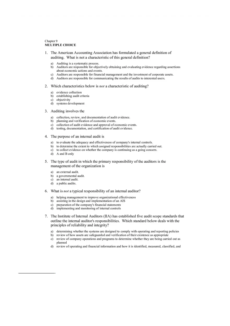 Accounting Information System Answer Key Chapter 9 - Page 6