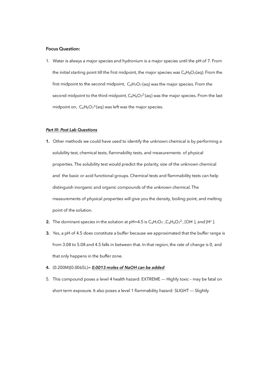 Titration Curves Drop the Base Lab Report - Page 6