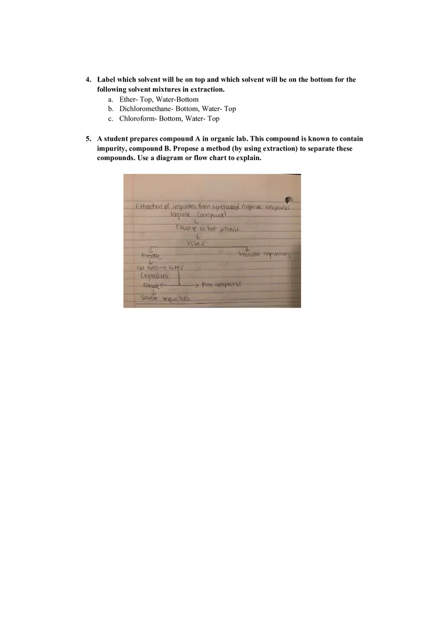 Extraction Lab - Lab Report - Page 6