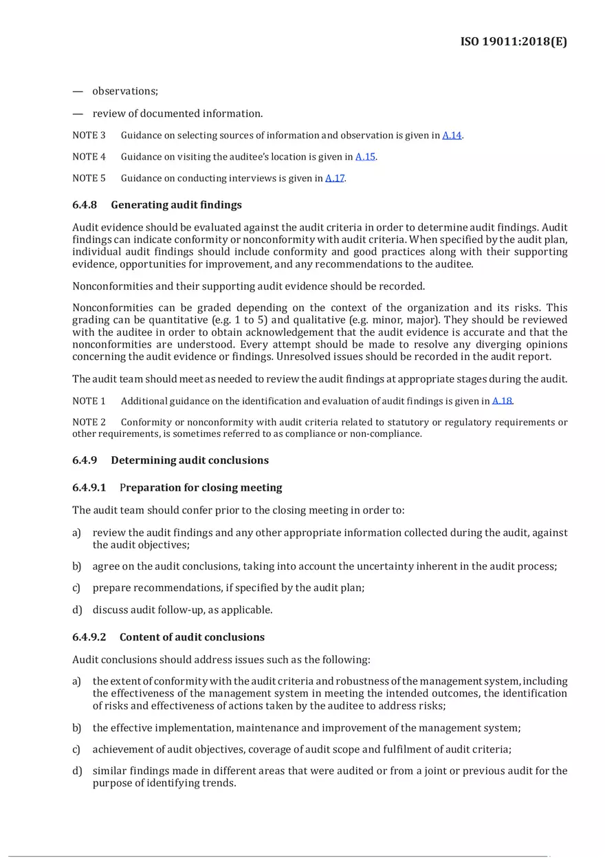 Guidelines for Auditing Management Systems Part 3 - Page 13
