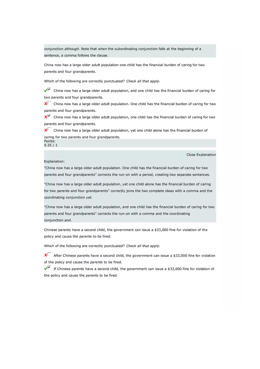 Assignment - Correcting Run-Ons and Comma Splices - Page 3