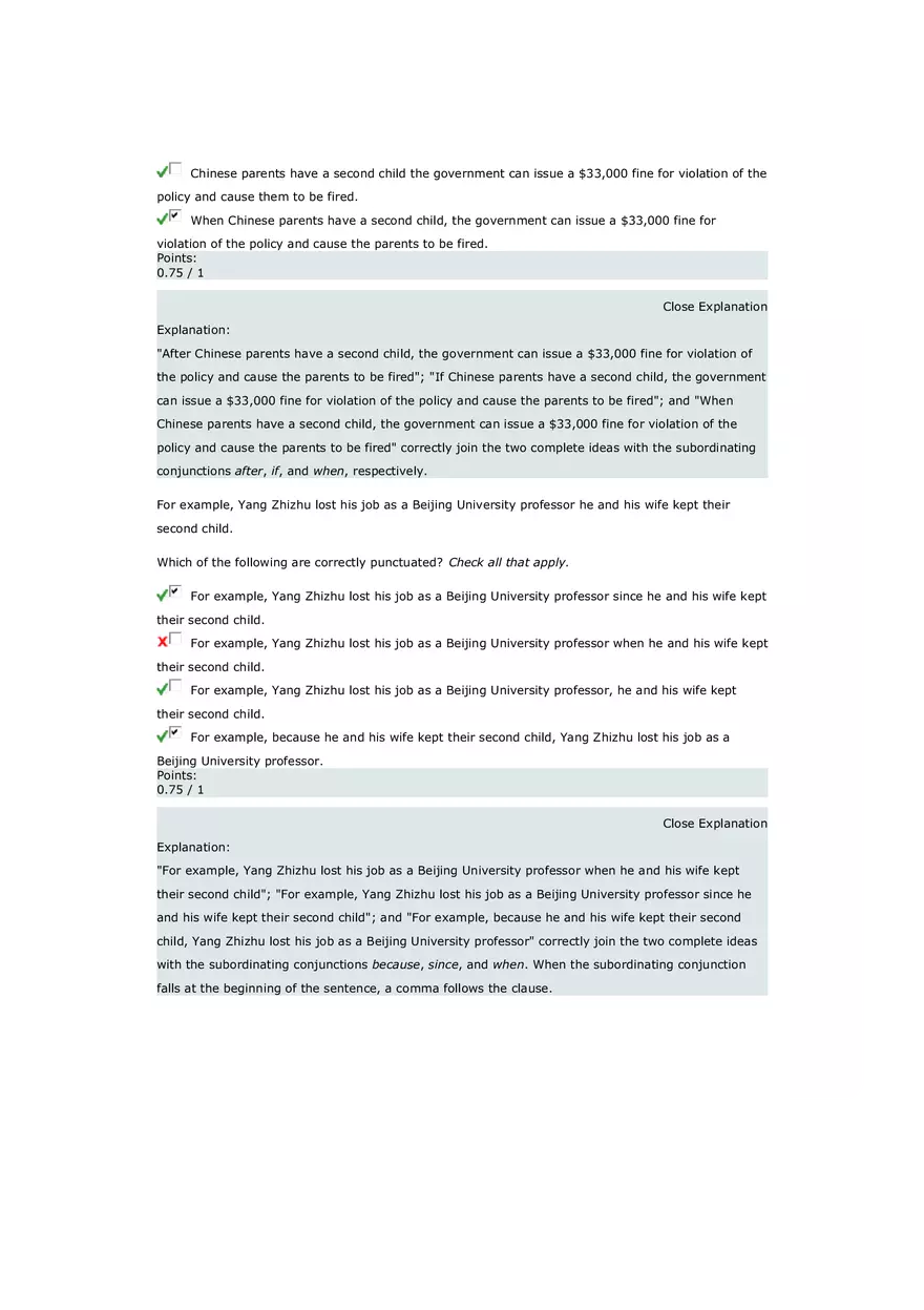 Assignment - Correcting Run-Ons and Comma Splices - Page 4