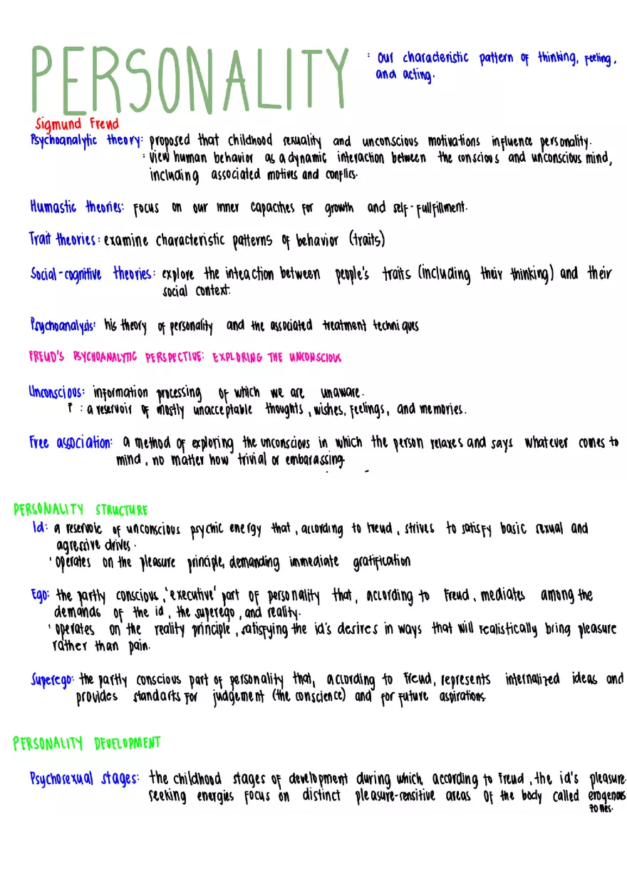 Personality Freud - Page 1