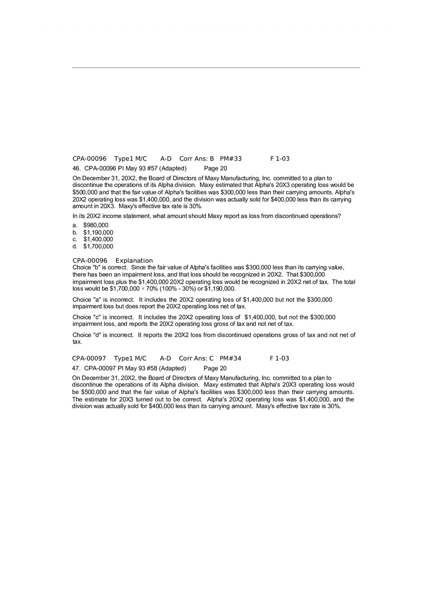Questions in Financial Acc Answers Part 3 - Page 1