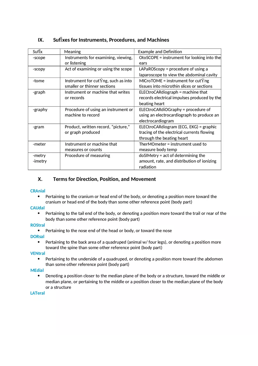 Veterinary Medical Terminology - Page 5