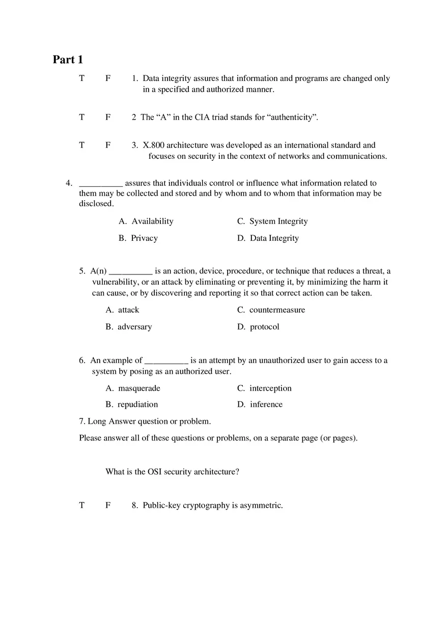 Client Security Architecture - Page 1