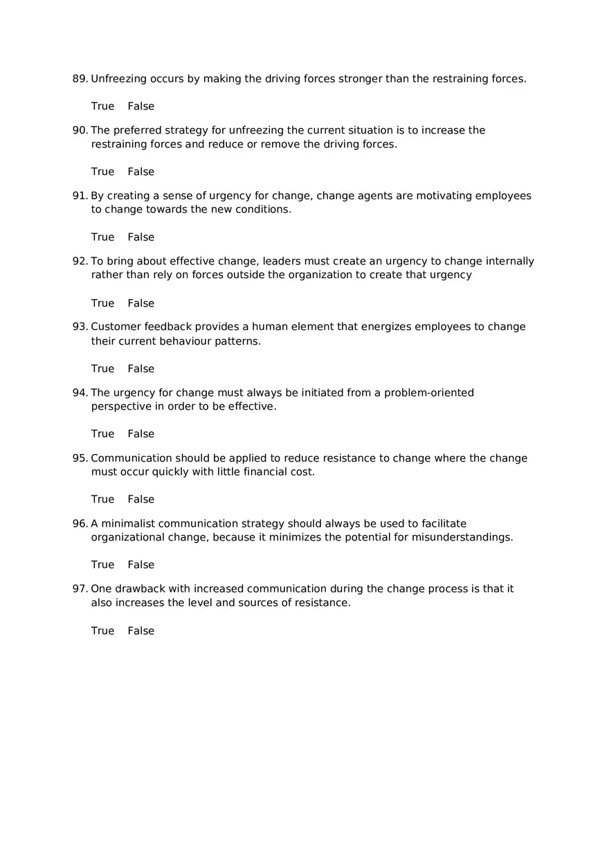 Chapter 15 Organizational Change Assignment 3 - Page 9