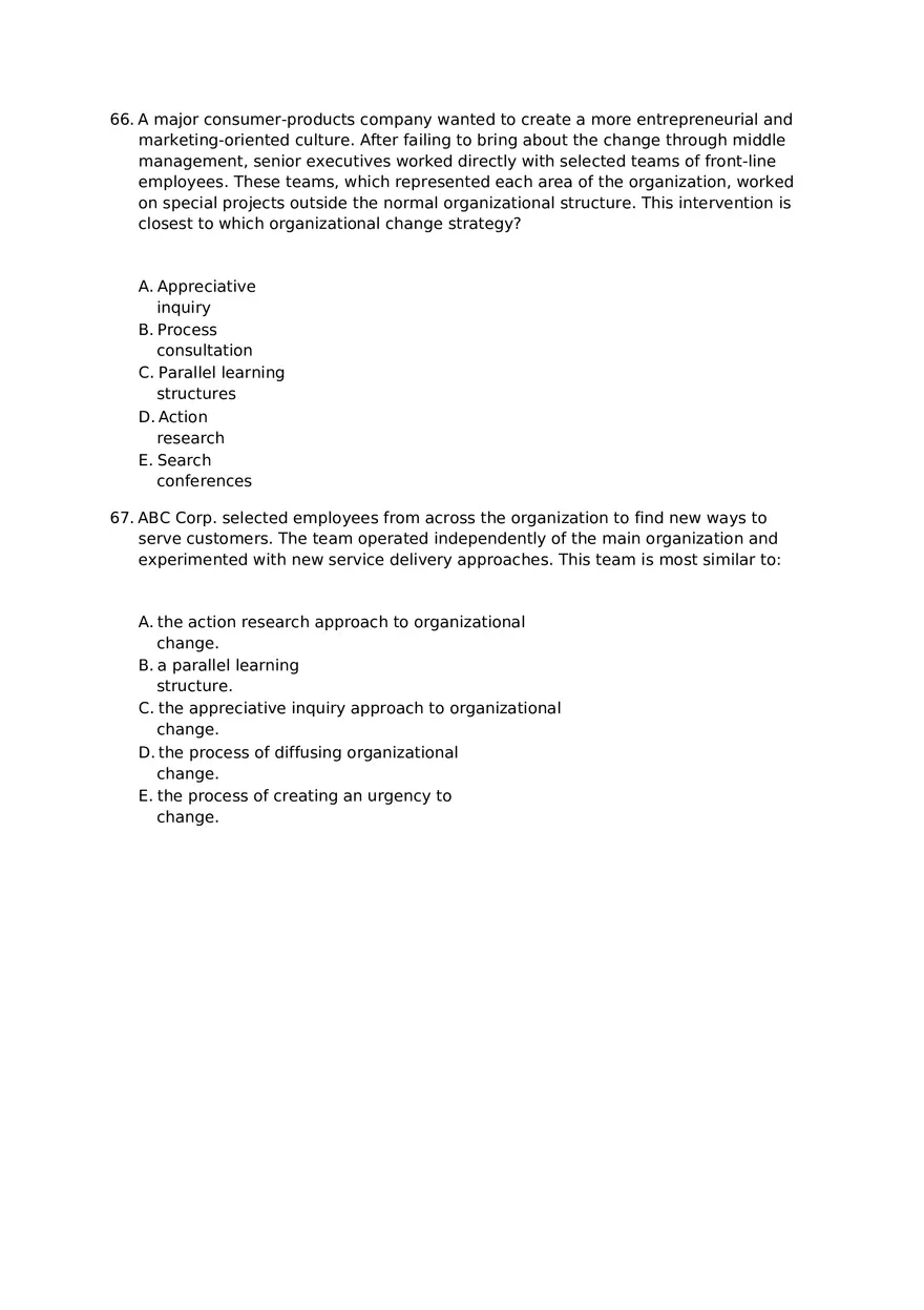 Chapter 15 Organizational Change Assignment 3 - Page 5