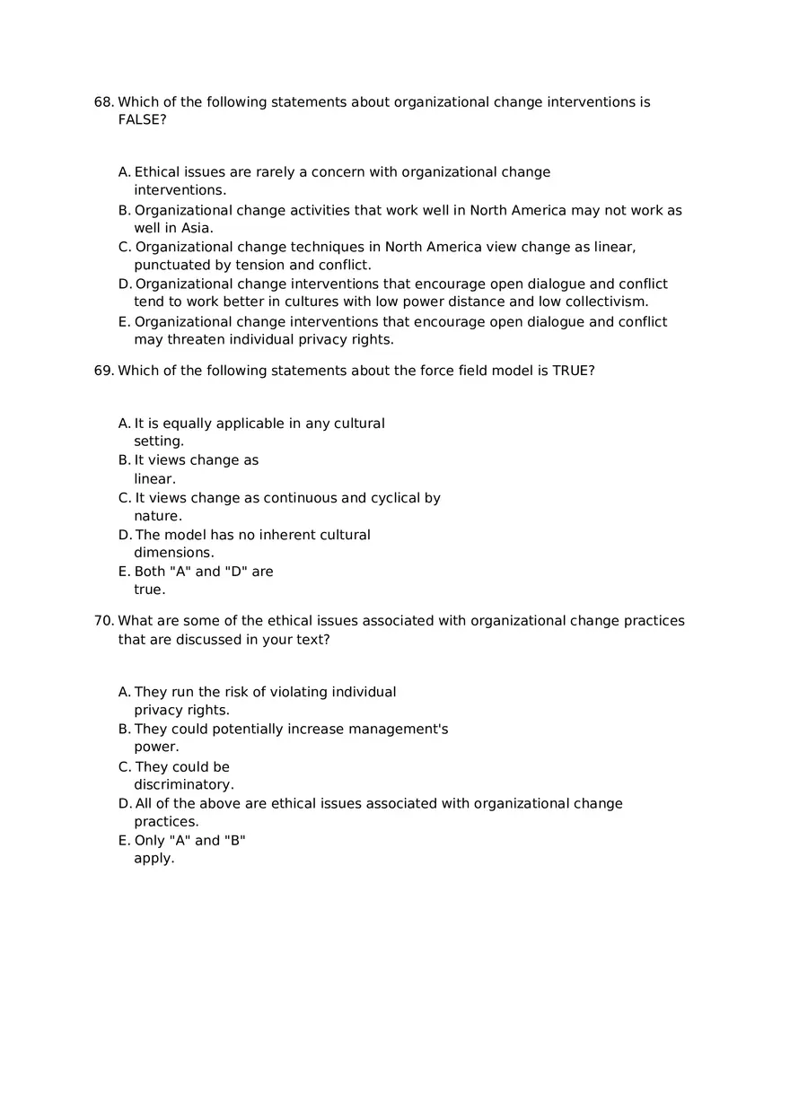 Chapter 15 Organizational Change Assignment 3 - Page 6