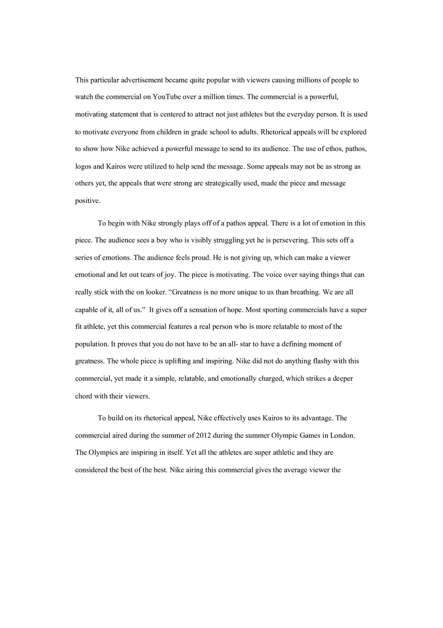 Rhetorical Analysis Find Your Greatness - Page 2