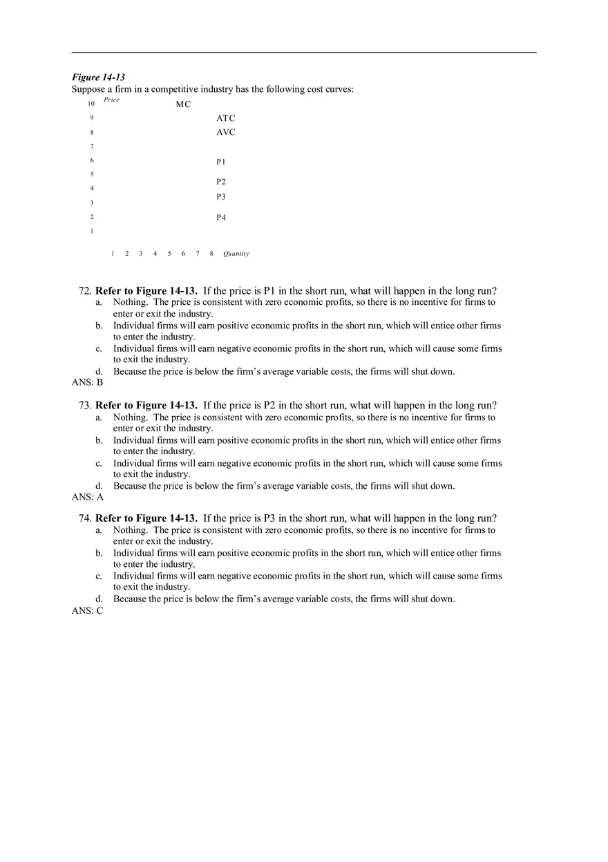 Chapter 14 Firms in Competitive Markets Answer Key Part 8 - Page 8