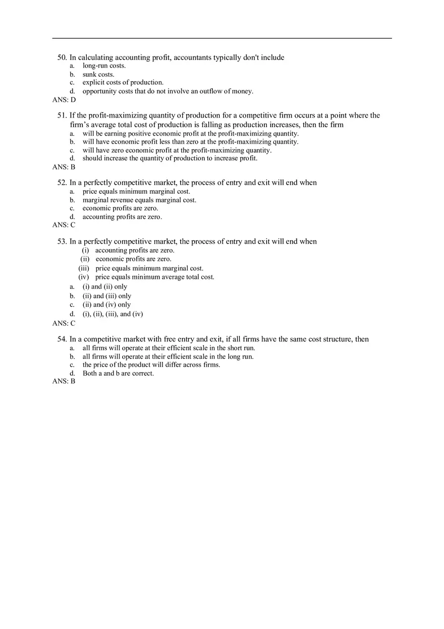 Chapter 14 Firms in Competitive Markets Answer Key Part 8 - Page 4