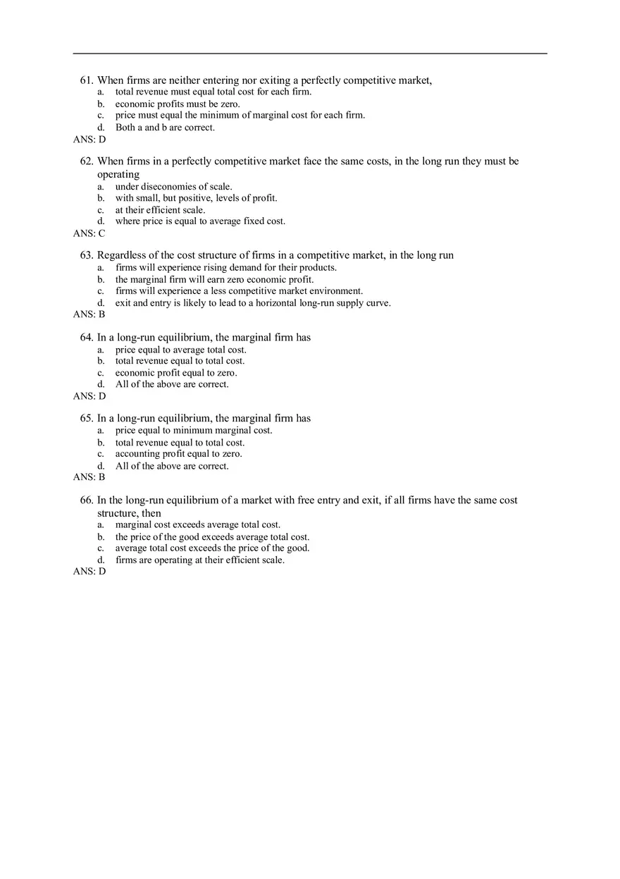 Chapter 14 Firms in Competitive Markets Answer Key Part 8 - Page 6
