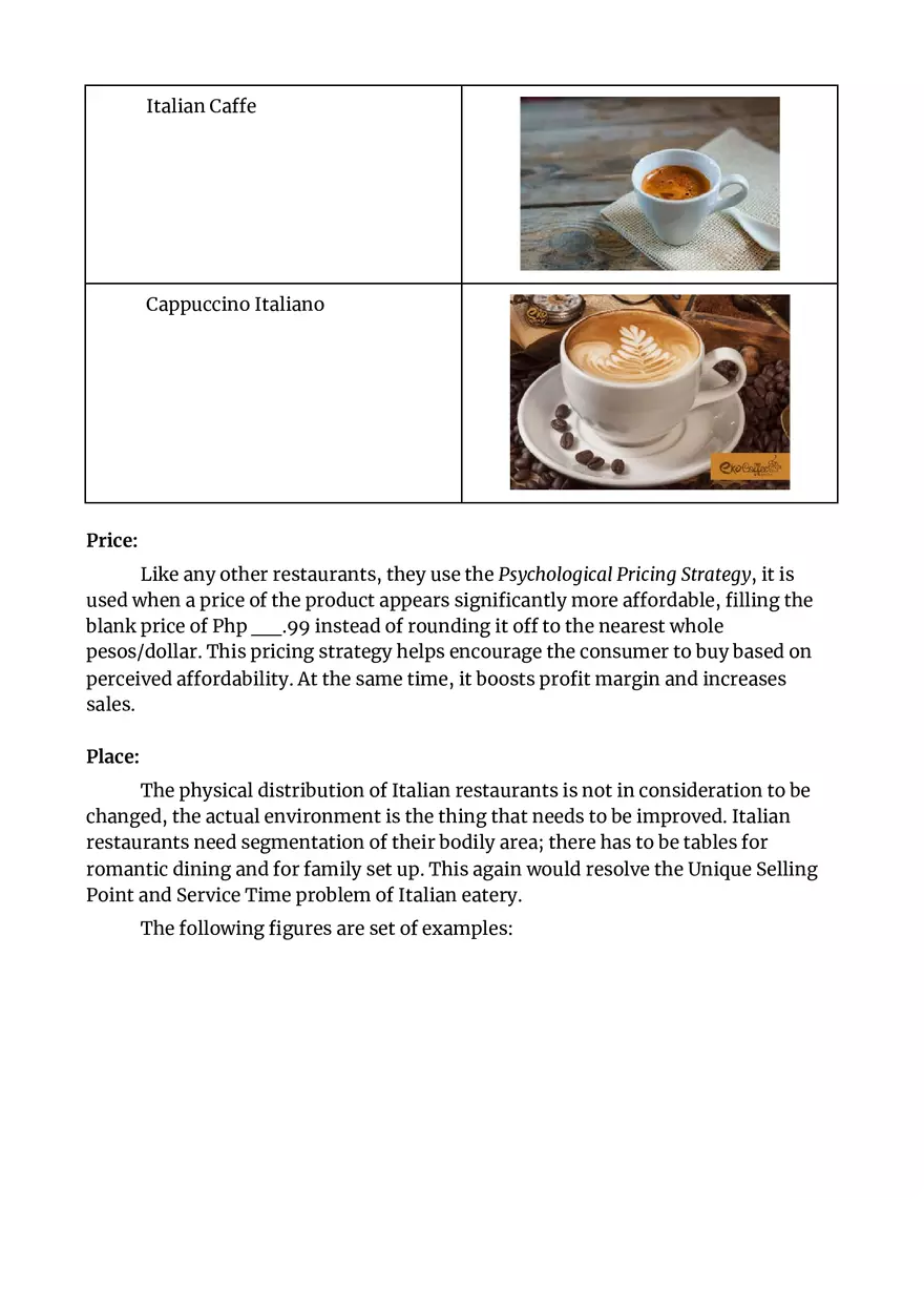 Sample Marketing Mix - Page 6