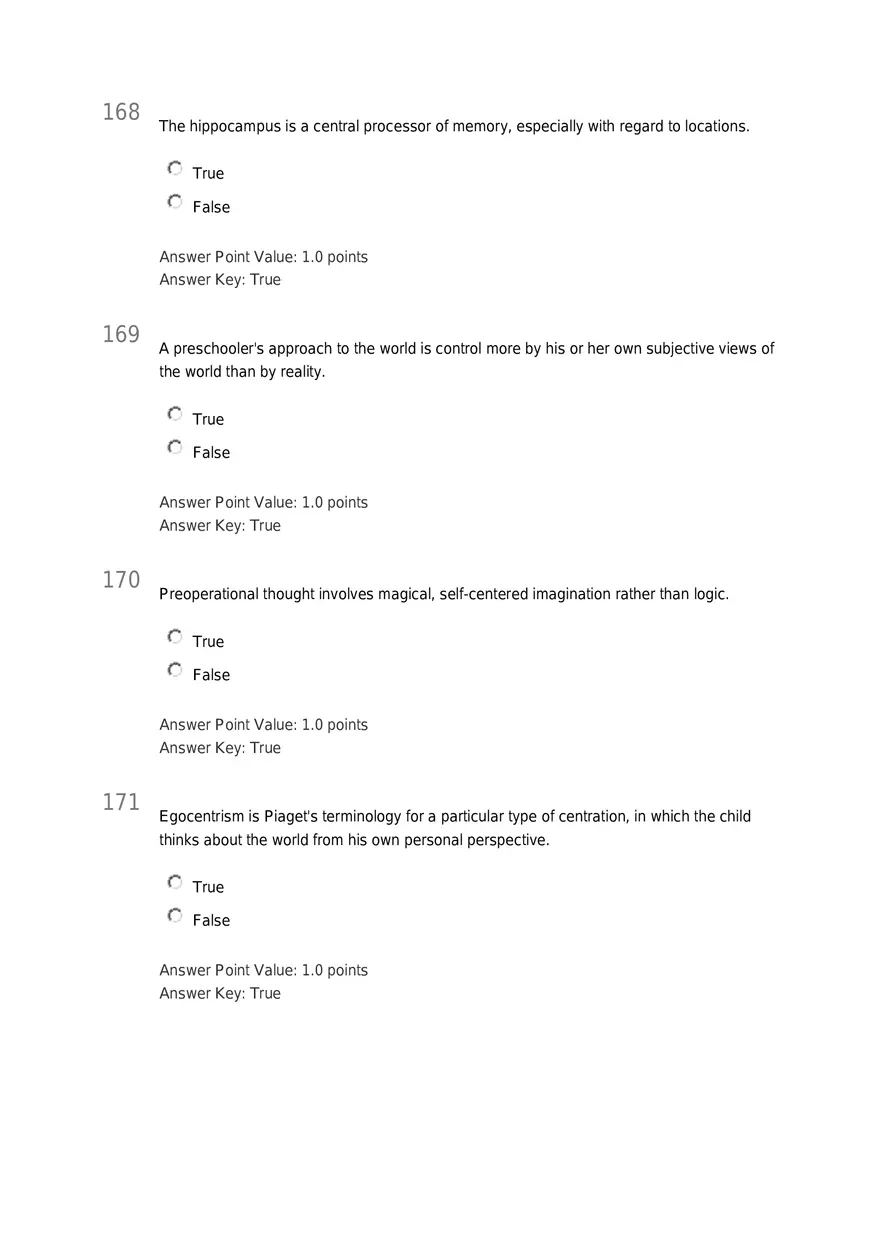 Early Childhood - Body and Mind Answers Part 6 - Page 9
