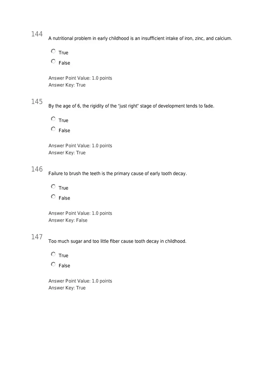 Early Childhood - Body and Mind Answers Part 6 - Page 3