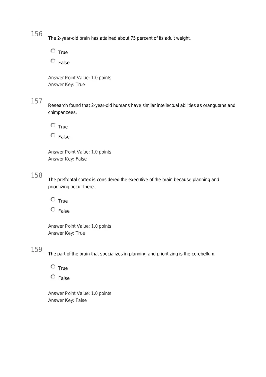 Early Childhood - Body and Mind Answers Part 6 - Page 6