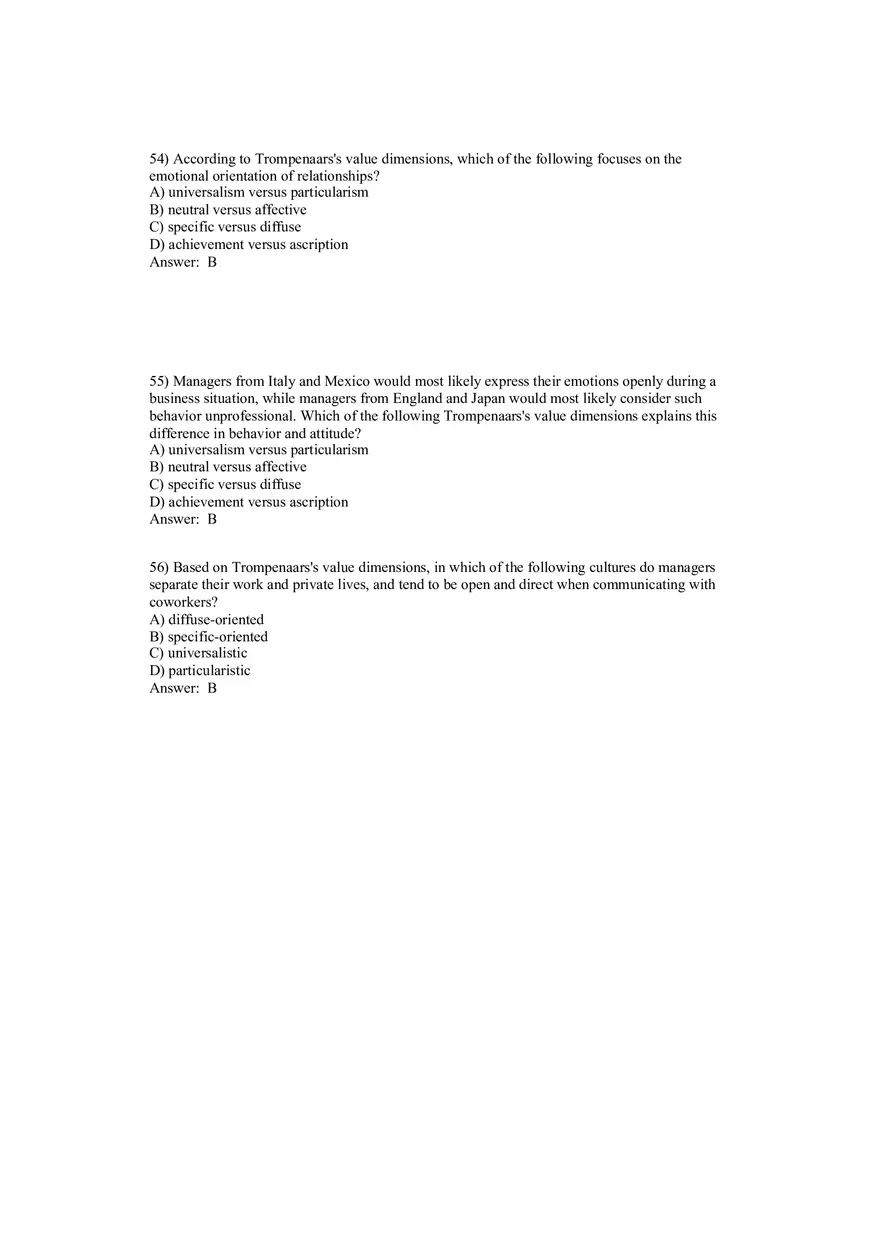 Understanding the Role of Culture Answer Key Part 2 - Page 8