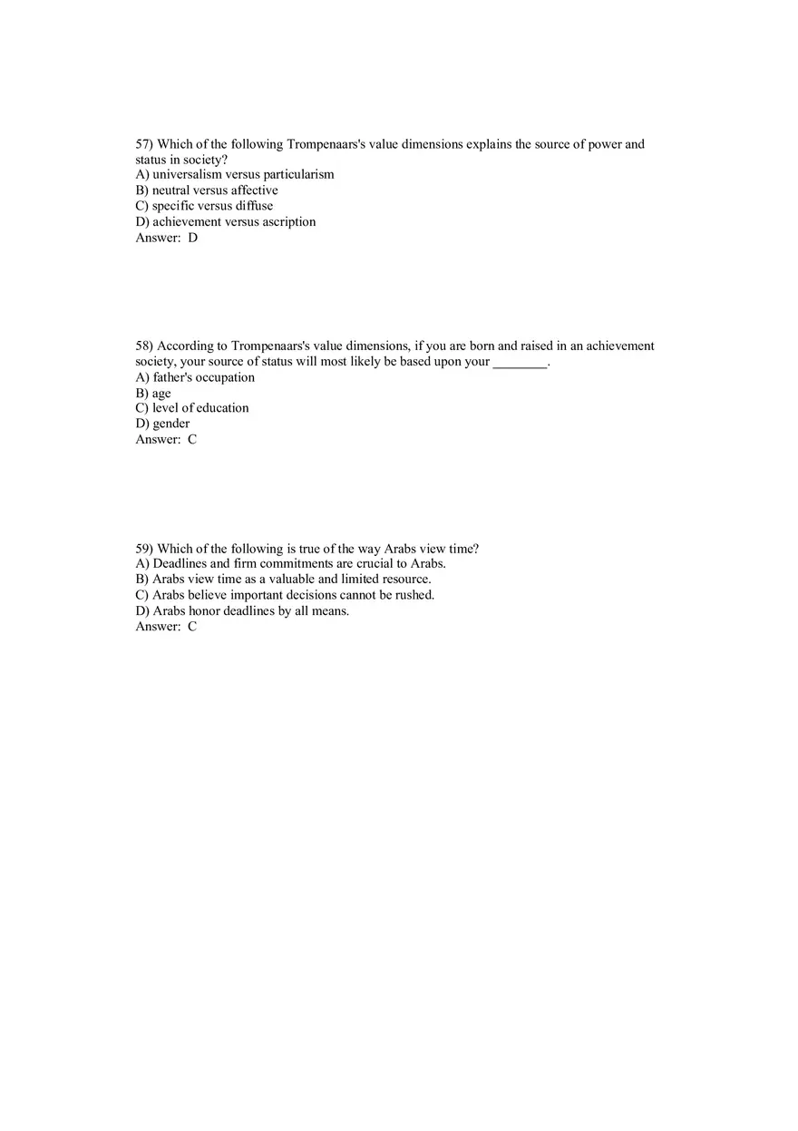 Understanding the Role of Culture Answer Key Part 2 - Page 9