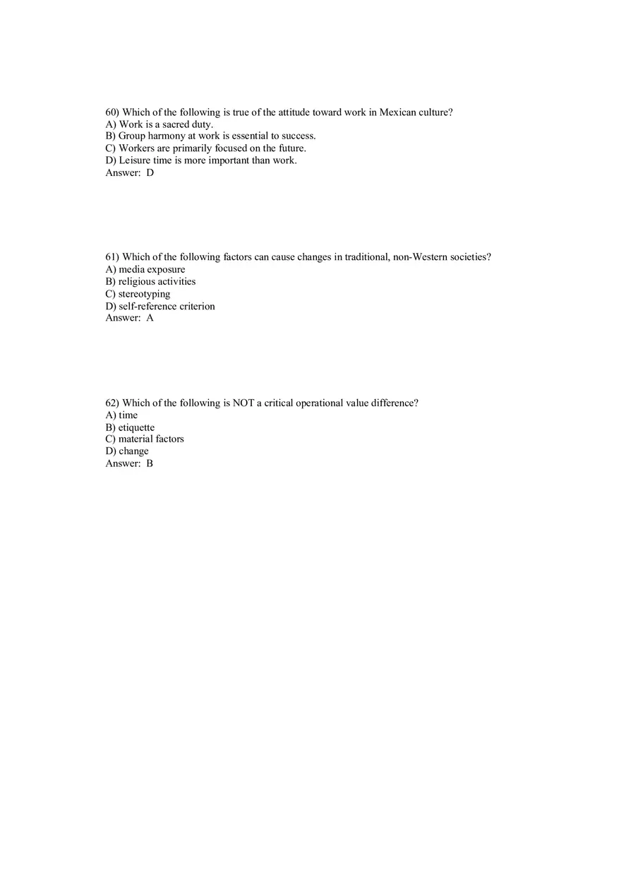Understanding the Role of Culture Answer Key Part 2 - Page 10