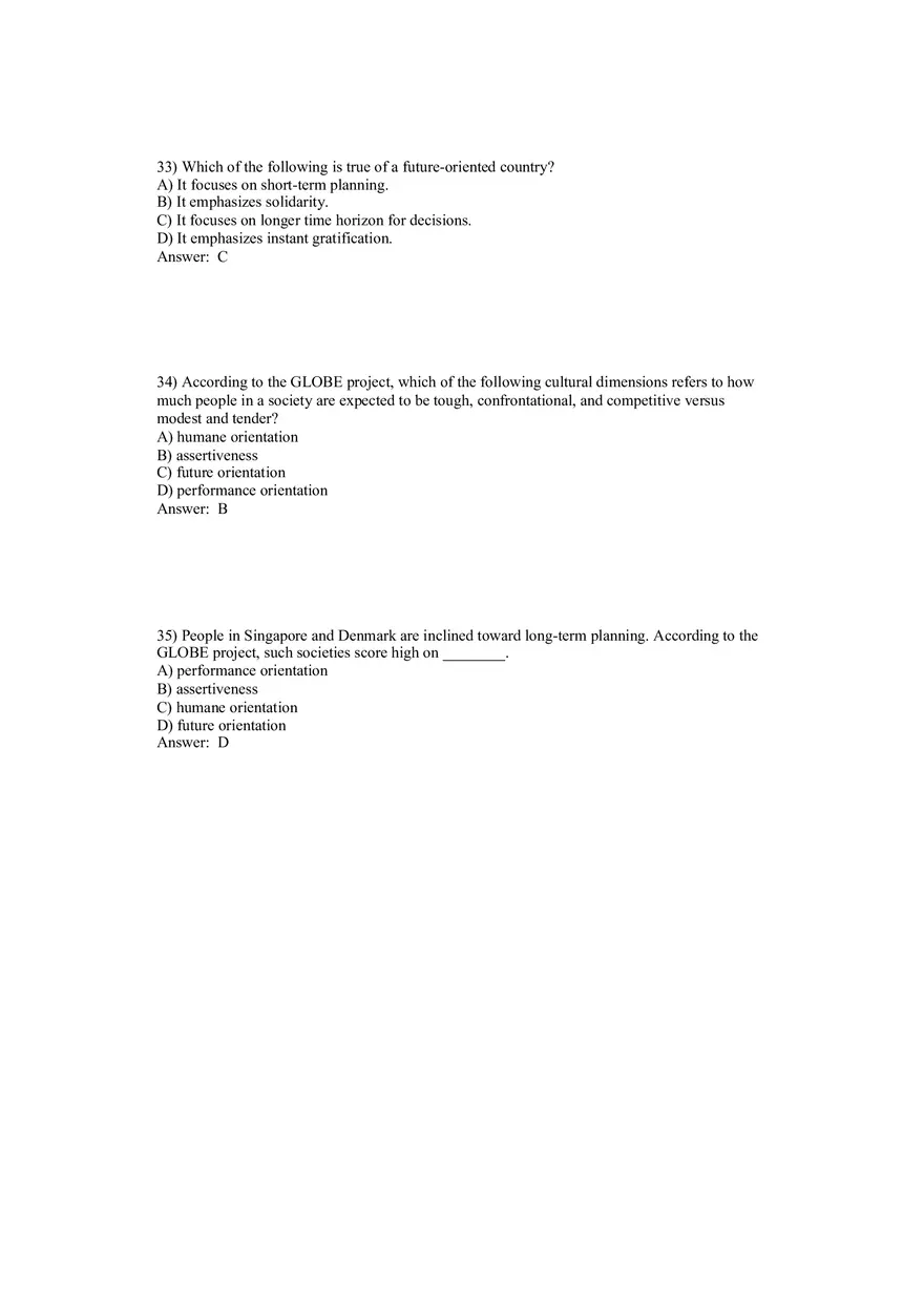 Understanding the Role of Culture Answer Key Part 2 - Page 1