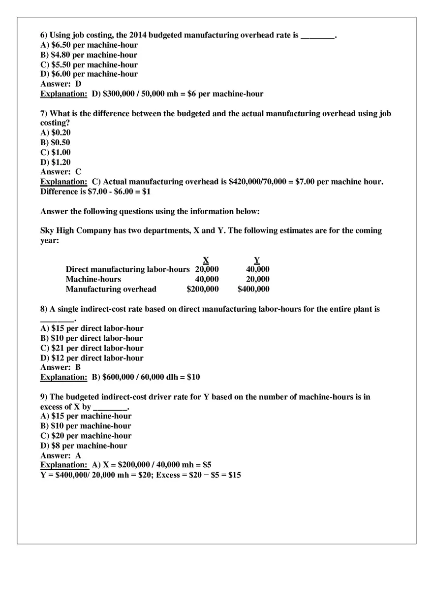 Chapter 4 Job Costing Answer Key Part 2 - Page 3