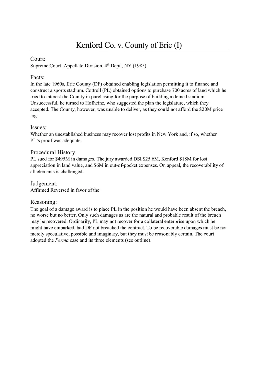 Kenford Co. v. County of Erie - Page 1