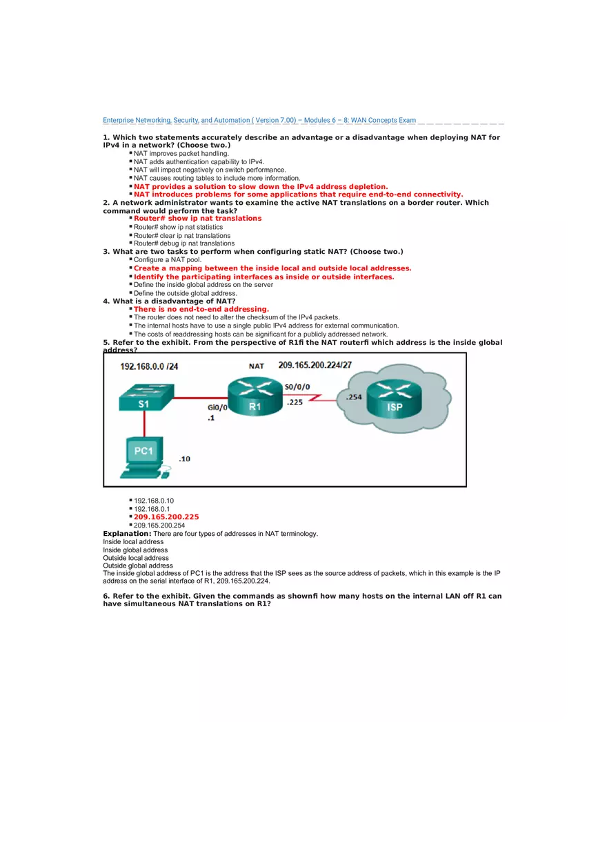 Enterprise Networking, Security, and Automation - Page 1