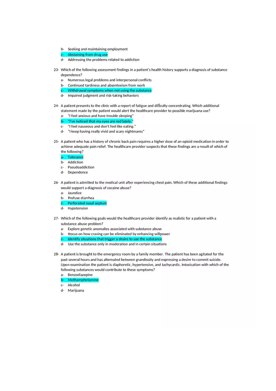 Addictive Personality Test and Study Guide - Page 4