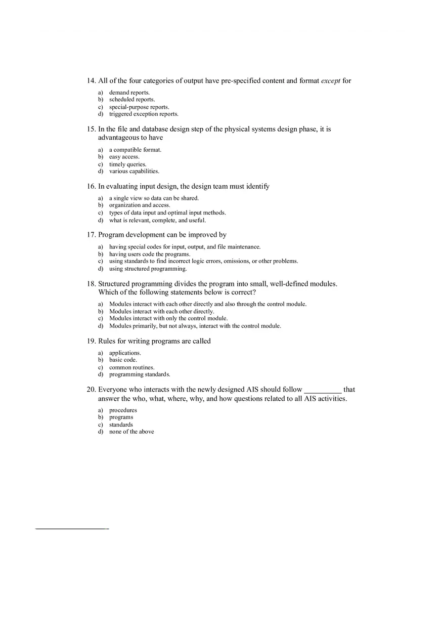 Accounting Information System Answer Key Chapter 20 - Page 8