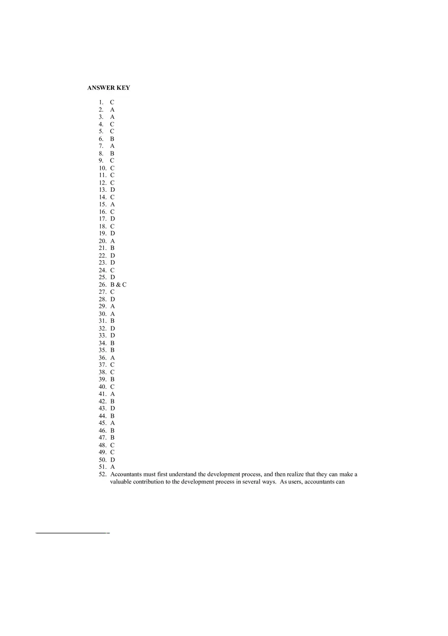 Accounting Information System Answer Key Chapter 20 - Page 1