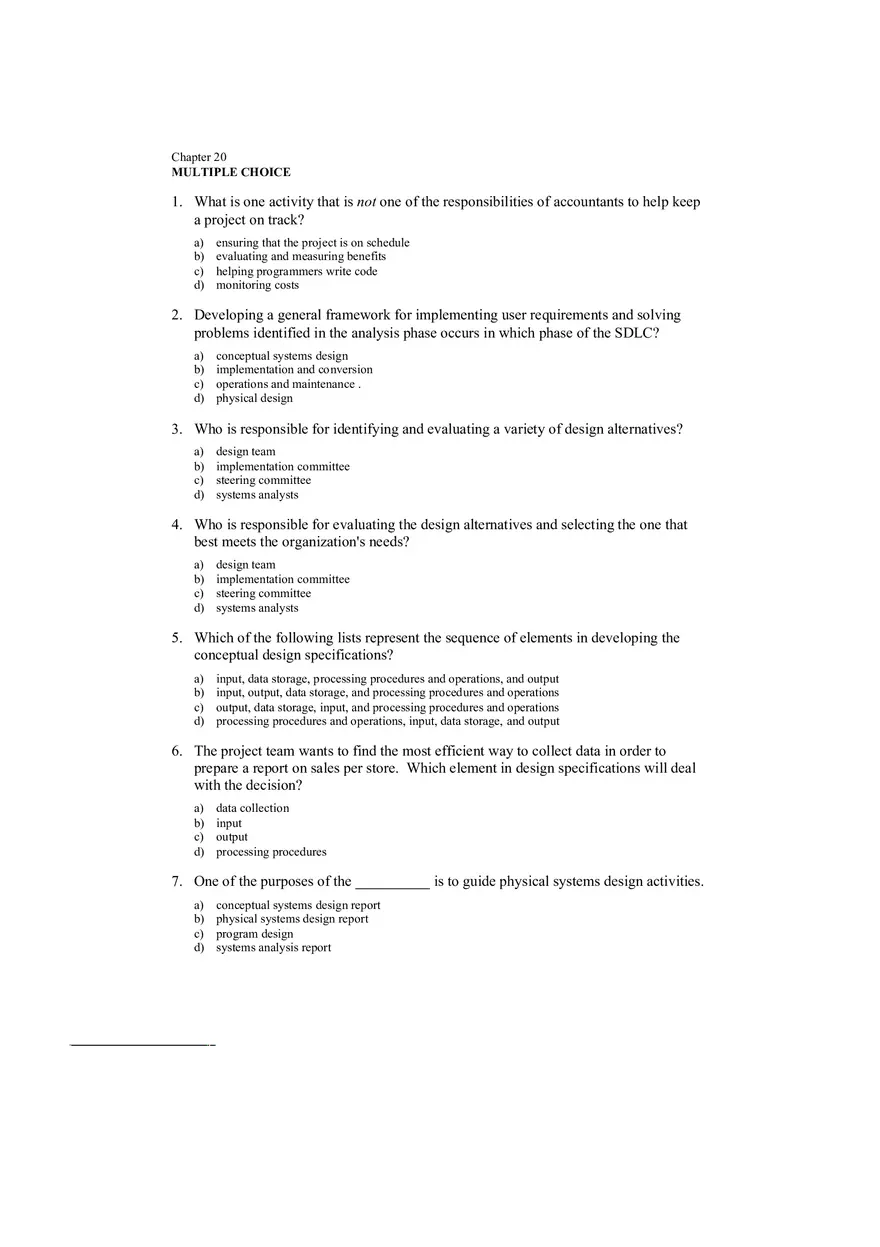 Accounting Information System Answer Key Chapter 20 - Page 6