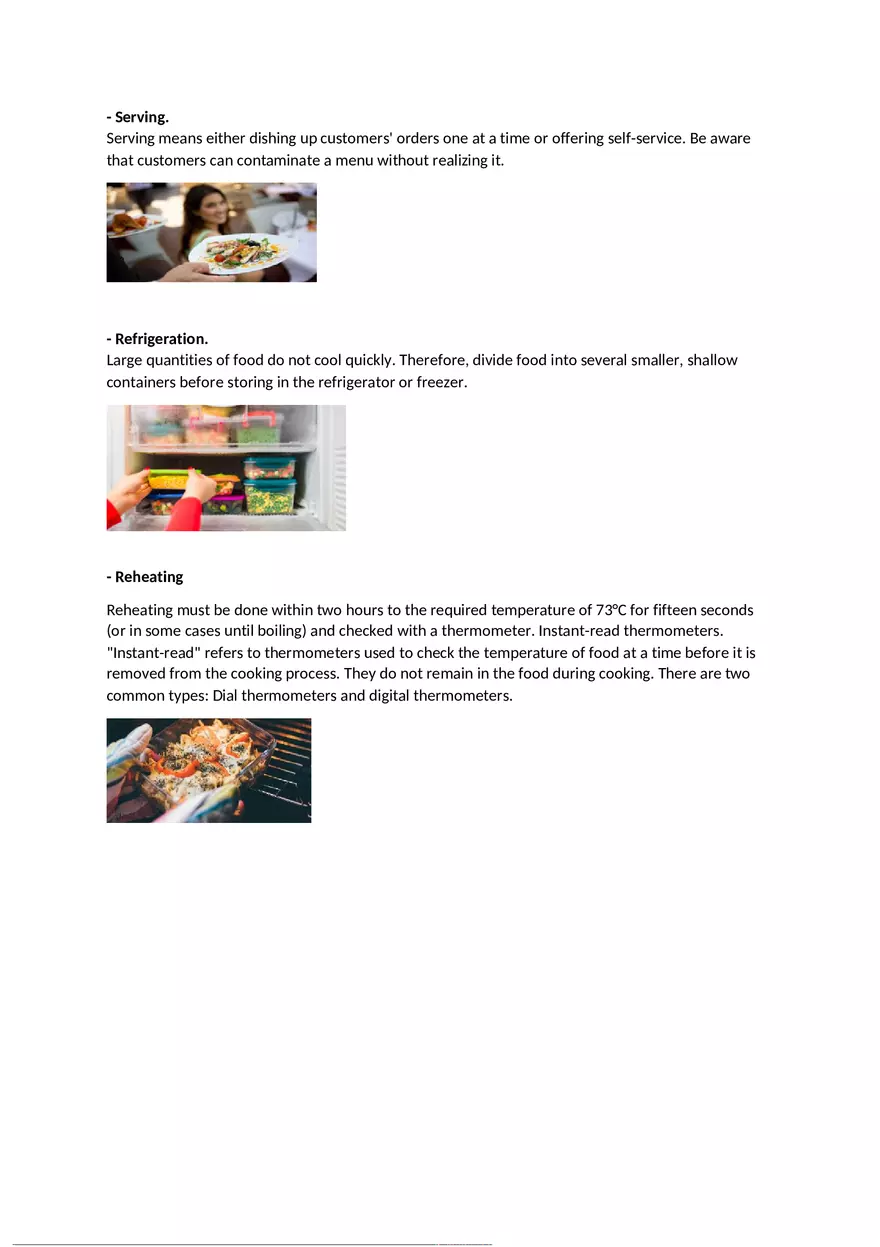 Definition of Food Hygiene and Food Flow - Page 4