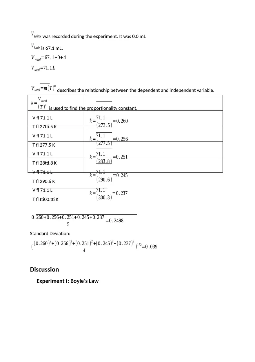 Experiment 9 - Exploring Properties of Gases Report - Page 8