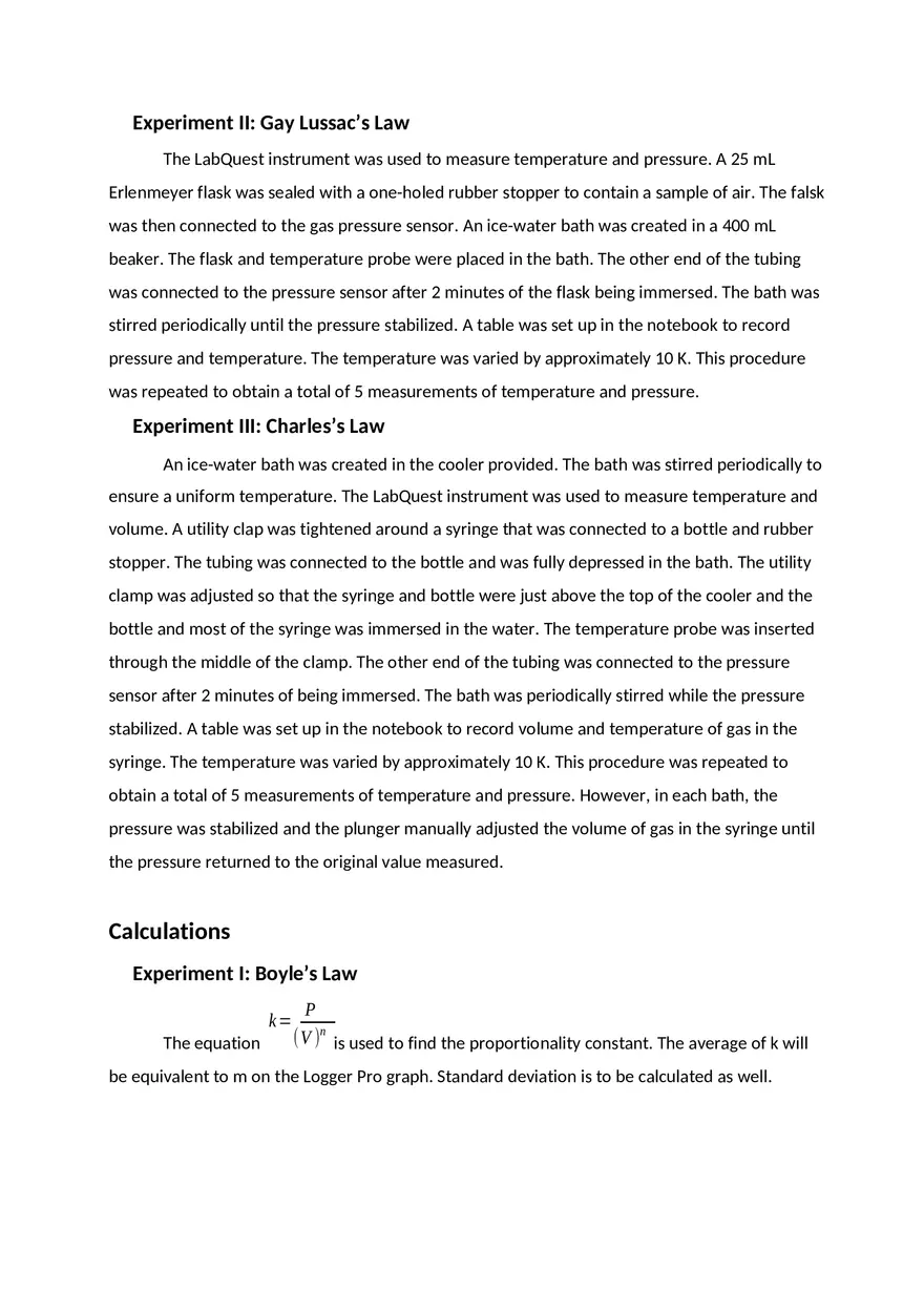 Experiment 9 - Exploring Properties of Gases Report - Page 3