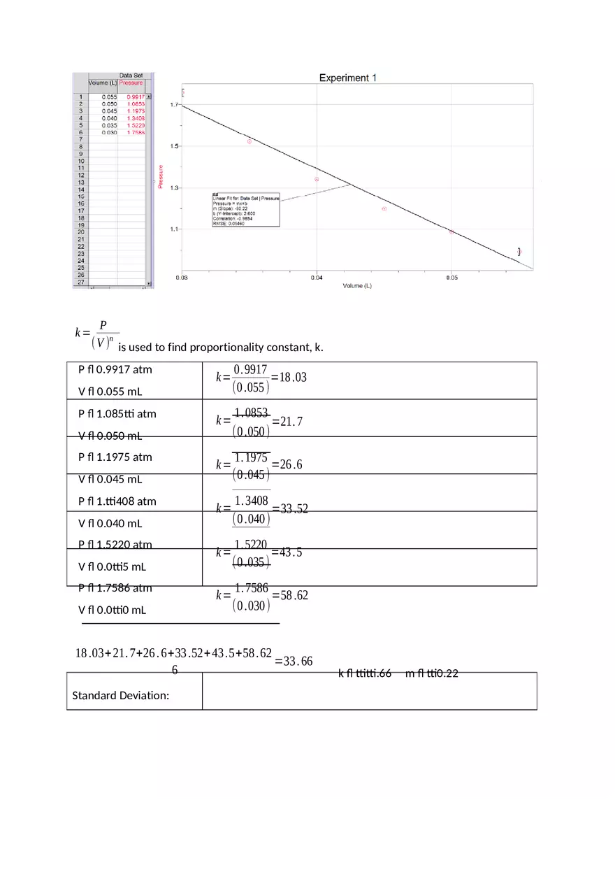Experiment 9 - Exploring Properties of Gases Report - Page 5