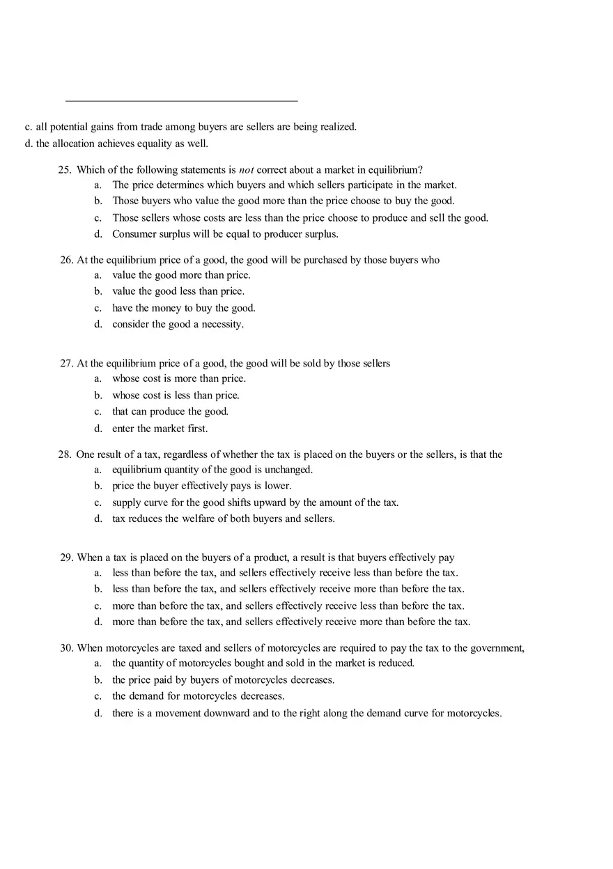 Introduction to Microeconomics Instructor - Practice Midterm 3 - Page 11