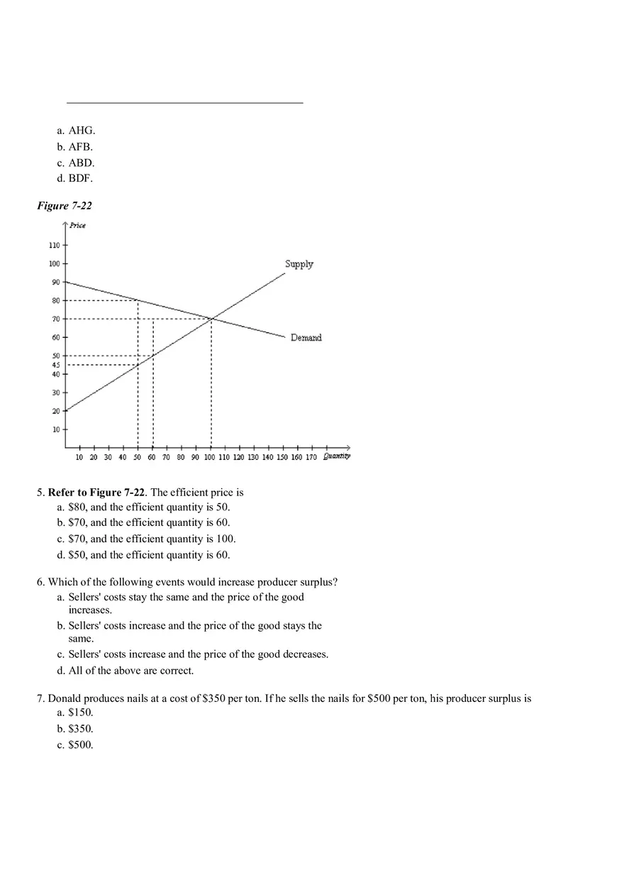 Introduction to Microeconomics Instructor - Practice Midterm 3 - Page 2