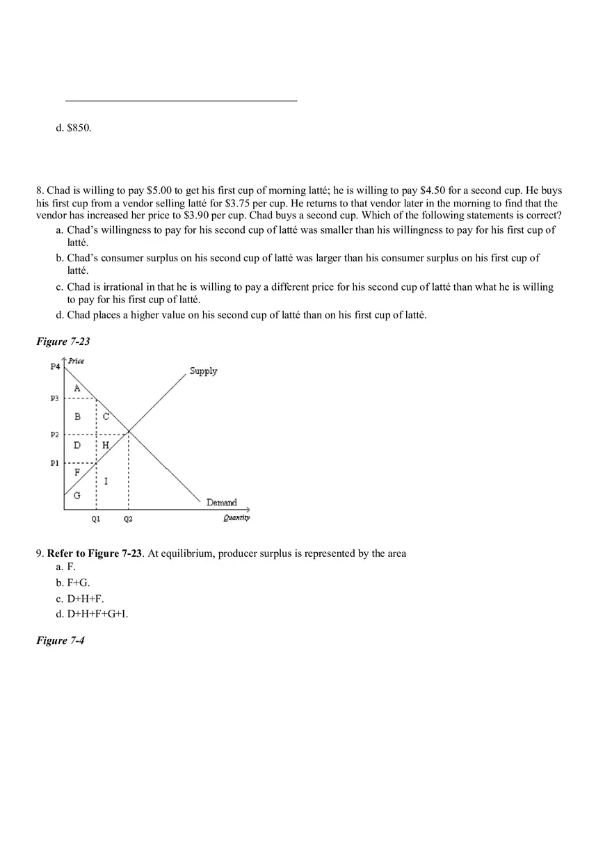 Introduction to Microeconomics Instructor - Practice Midterm 3 - Page 4