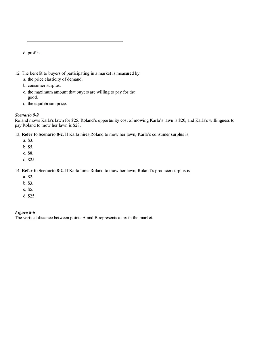 Introduction to Microeconomics Instructor - Practice Midterm 3 - Page 6
