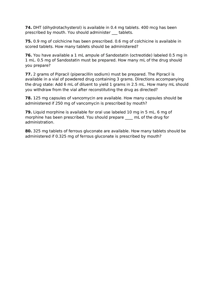 Metric Conversions Using ProCalc (Type 4-5 Calculator Method) - Page 10