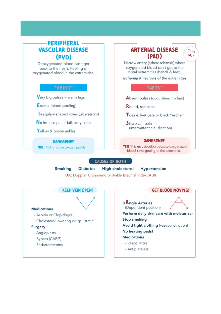Cardiac System Med Surg Notes 2 - Page 6