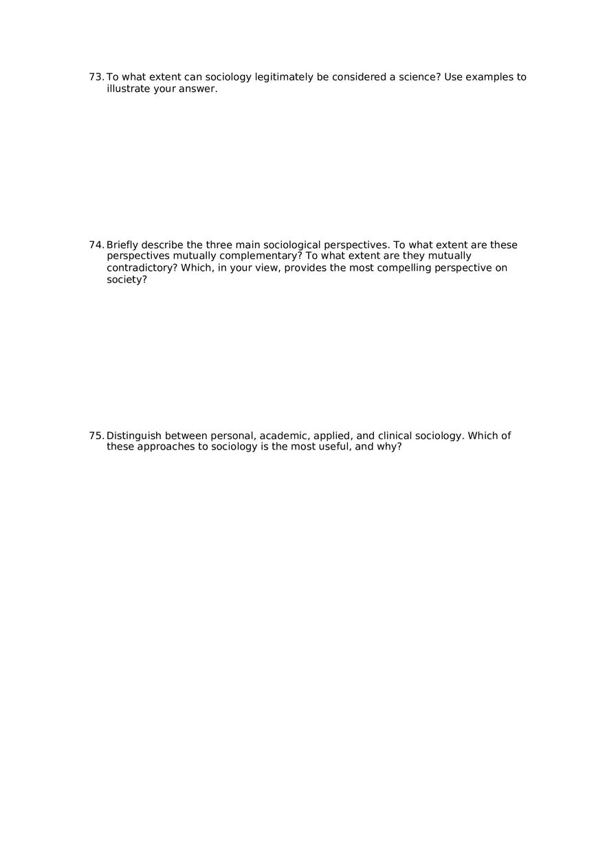 Chapter 01 The Sociological Imagination Answer Key Part 2 - Page 5