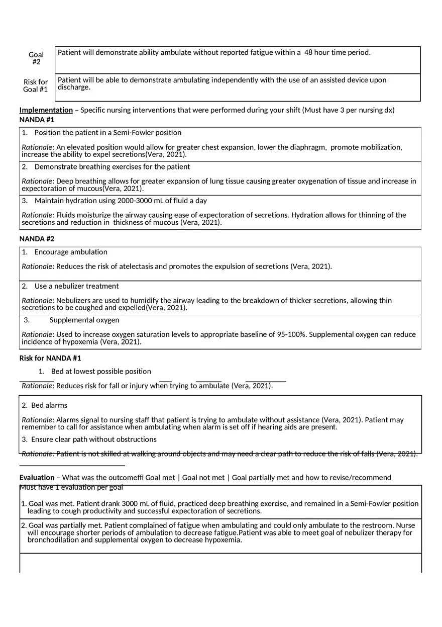 Nursing Process Worksheet 1 - Page 2