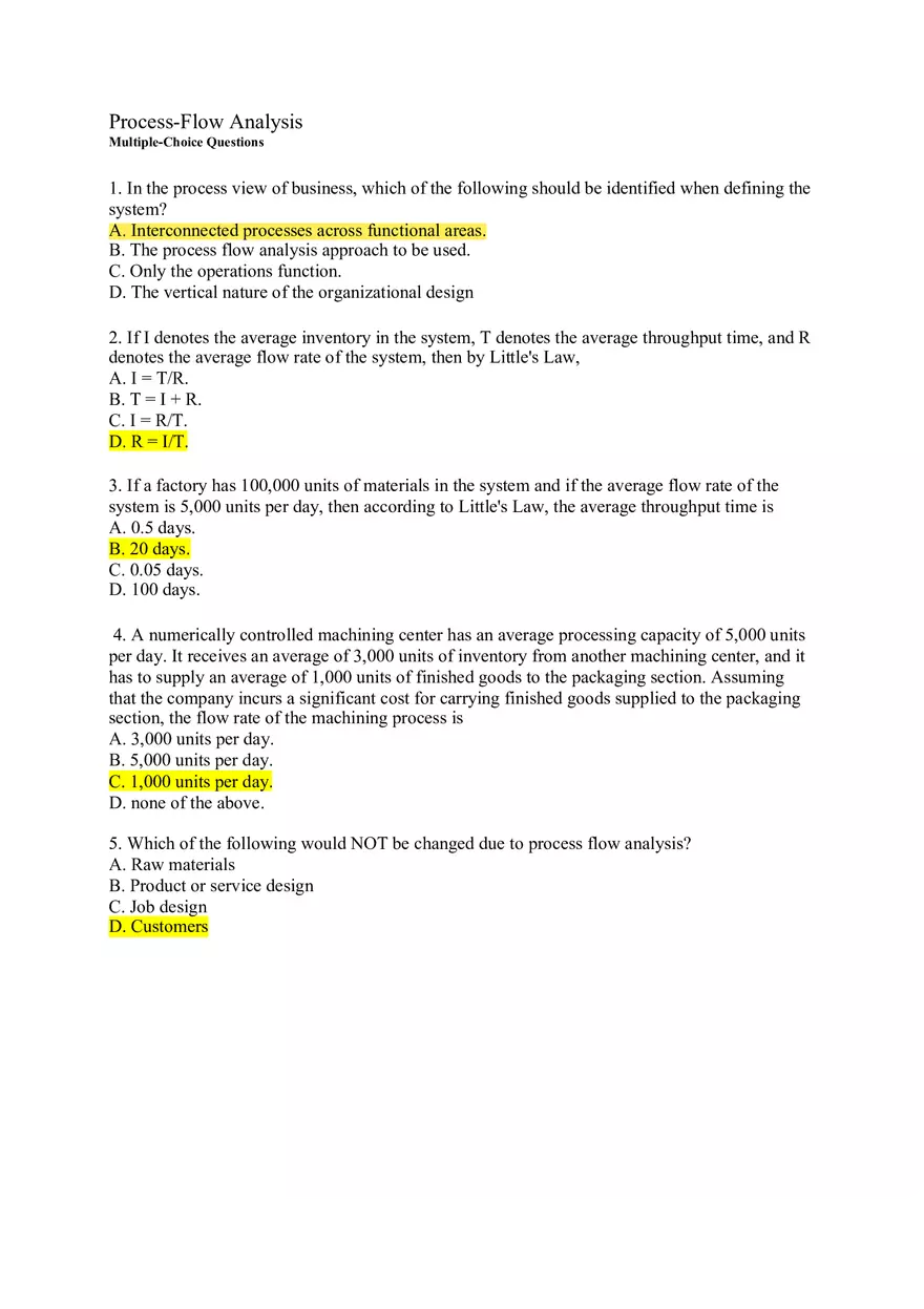 Process-Flow Analysis - Page 1