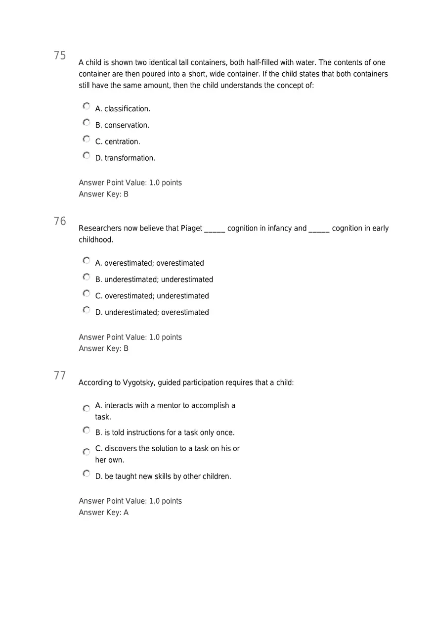 Early Childhood - Body and Mind Answers Part 3 - Page 8