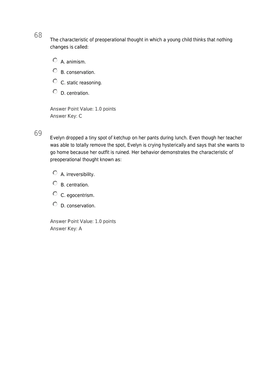 Early Childhood - Body and Mind Answers Part 3 - Page 5