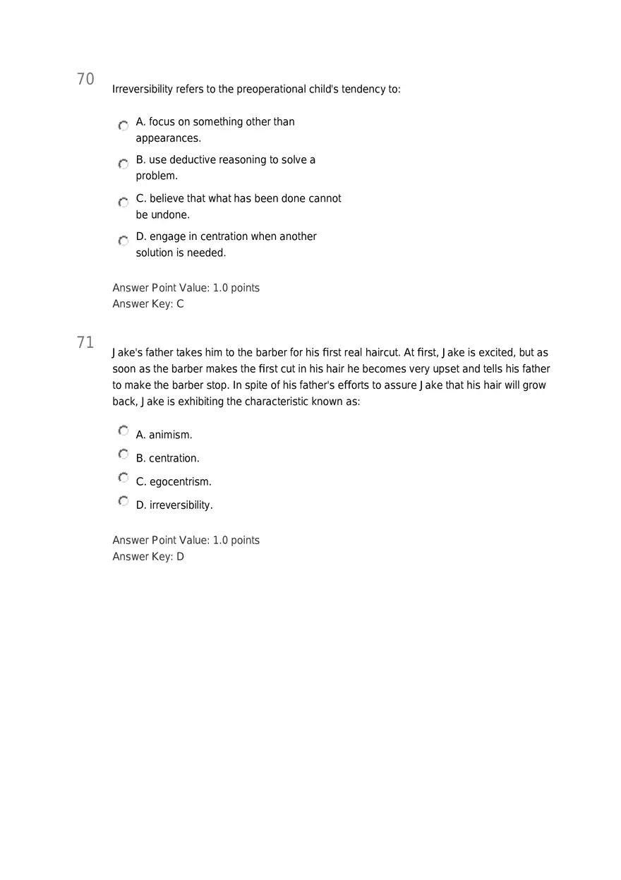 Early Childhood - Body and Mind Answers Part 3 - Page 6