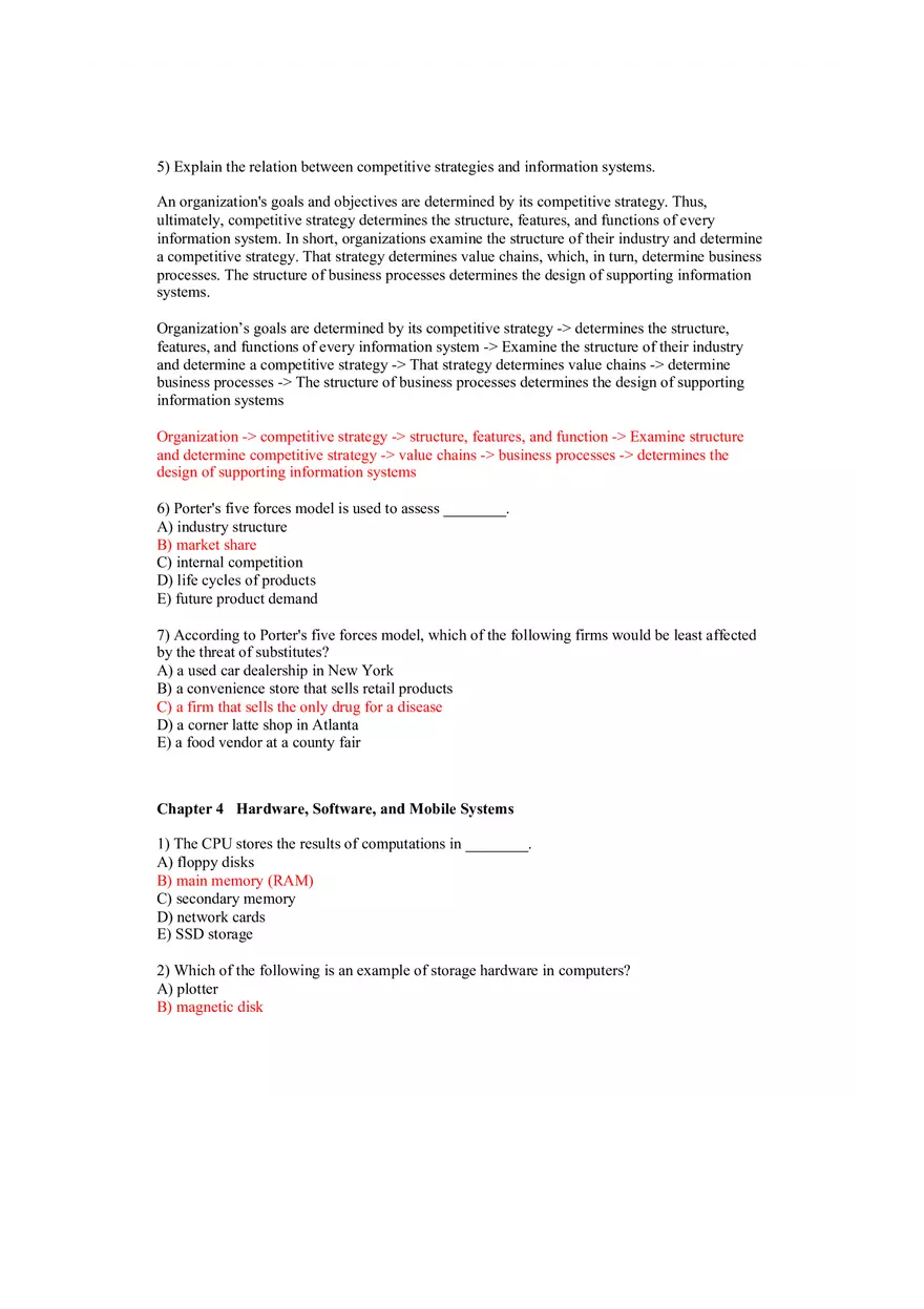 Using MIS Answer Key Part 1 - Page 2